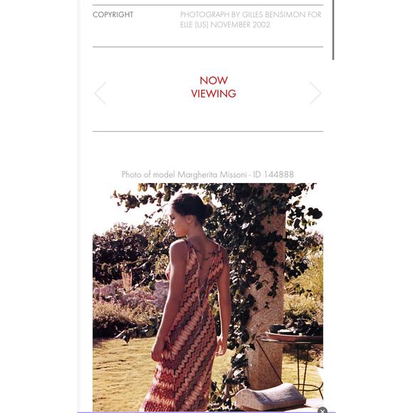 Missoni Vintage Y2K Printed Crochet Midi Dress IT 40 / Small Linen Cotton Blend - Picture 16 of 16